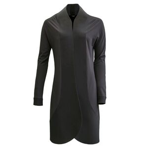 Marie Saint Pierre Kuta2 Long Line Duster Jacket Black Size 7